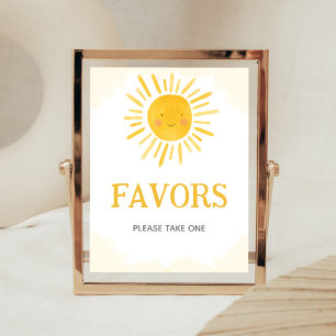 Ein kleiner Sonnenstrahl Favoriten Schild