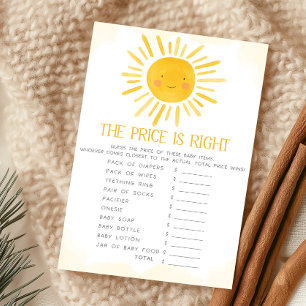 Ein kleiner Sonnenstrahl The Price Is Right Spiel