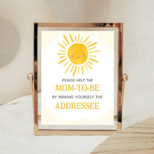 Ein kleiner Sonnenstrahl Umschlag-Station Schild