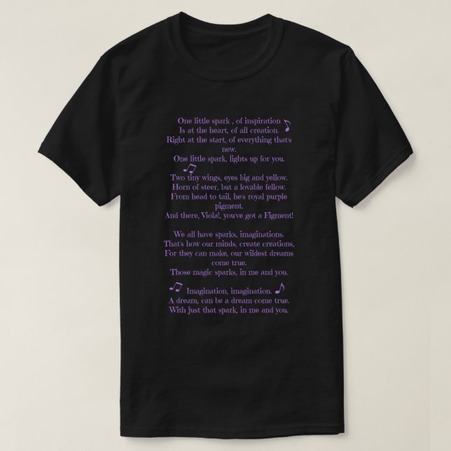 Ein kleiner Spark-Texte T-Shirt (Design vorne)