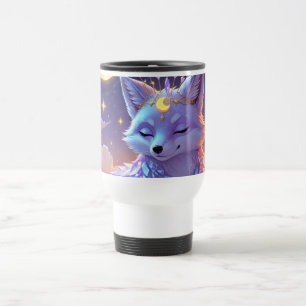 Ein kleiner Stern Flüstern Mondlicht Fuchs schläft Reisebecher