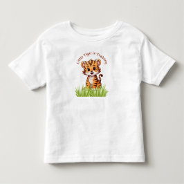 Ein kleiner Tiger im Training Kleinkind T-shirt