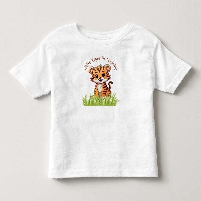 Ein kleiner Tiger im Training Kleinkind T-shirt (Vorderseite)