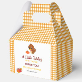 Ein kleiner türkischer Babydusche-Fall-Erntedank Geschenkschachtel
