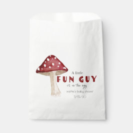 Ein kleiner Typ Red Mushroom Baby Shower Geschenktütchen