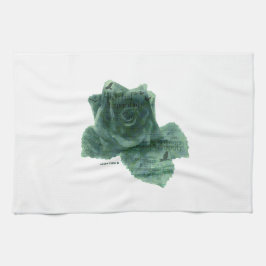 Ein kleiner Vogel erzählte mir Rose Geschirrtuch