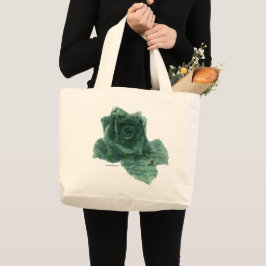 Ein kleiner Vogel erzählte mir Rose Jumbo Stoffbeutel