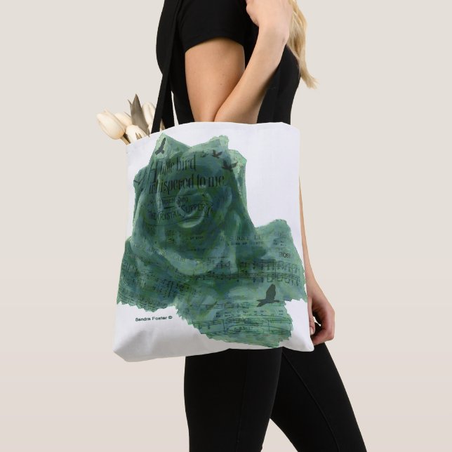 Ein kleiner Vogel erzählte mir Rose Tasche (Von Nahem)