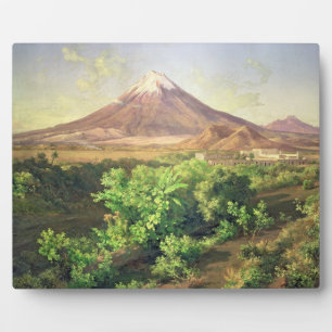 Ein kleiner Vulkan in mexikanischer Landschaft, 18 Fotoplatte