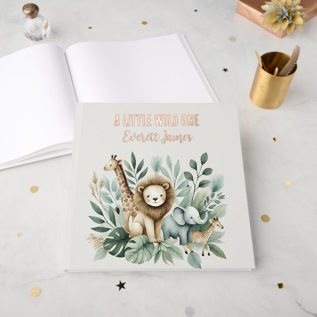 Ein kleiner Wilder Gästebuch (Vorderseite Offen)