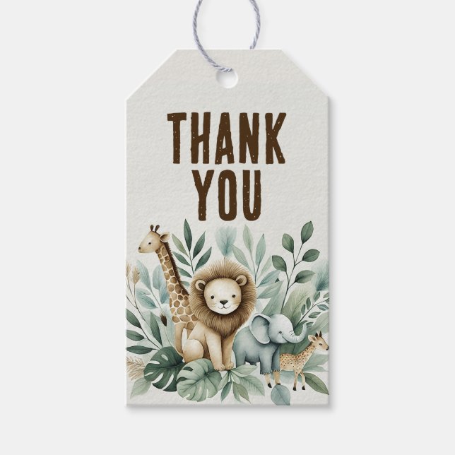 Ein kleiner Wilder Geschenkanhänger (Vorderseite)