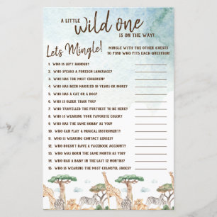 Ein kleiner Wilder soll sich mischen! Baby Shower
