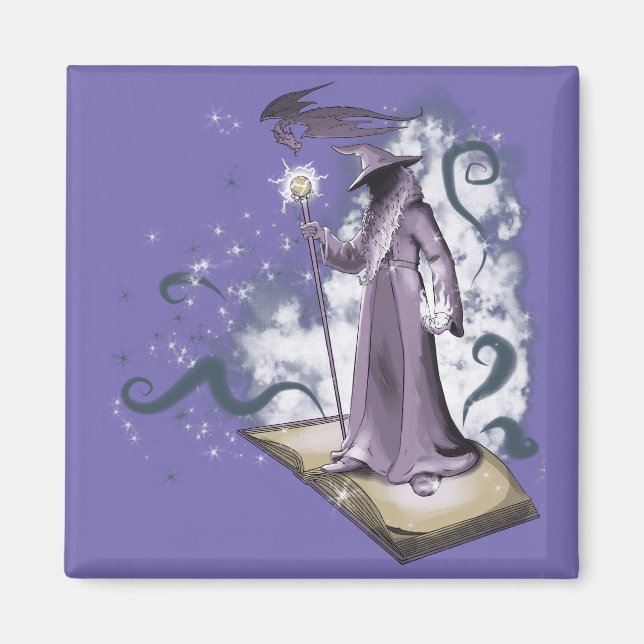 Ein kleiner Zaubermagnet Magnet (Vorne)