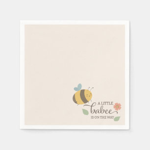 Ein kleines Baby ist unterwegs, Bienenbaby-Dusche Serviette