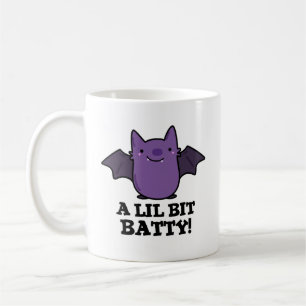 Ein kleines Batty Funny Baby Bat Puff Kaffeetasse