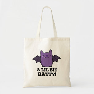 Ein kleines Batty Funny Baby Bat Puff Tragetasche