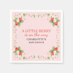 Ein kleines Beeren-Baby-Party-Papier Serviette
