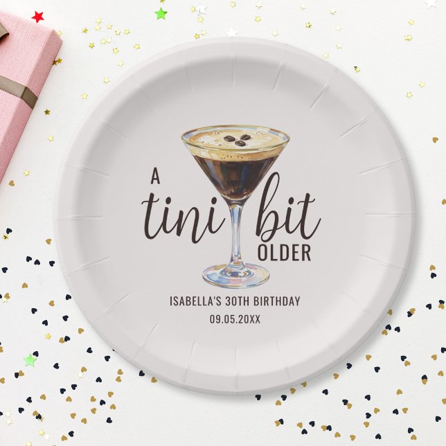 Ein kleines bisschen älterer Espresso Martini Gebu Pappteller (Von Creator hochgeladen)
