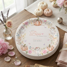 Ein kleines Boo süße rosa Oktober Babyparty