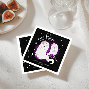 Ein kleines Buh süße Halloween Mädchen Baby-Party Serviette