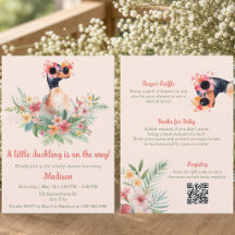 Ein kleines Entlein - Alles in einer Baby Shower-E