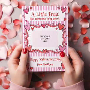 Ein kleines Geschenk Valentinstag Geschenkkarte Ha Einladung
