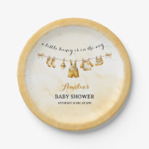 Ein kleines Honigkind auf der Wäscheleine Baby Sho