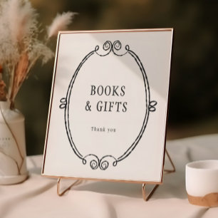 Ein kleines Kindermädchen Kinderdusche Bücher und  Poster