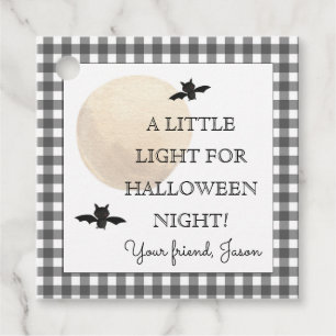 Ein kleines Licht für Halloween-Nachtschwärmer Geschenkanhänger