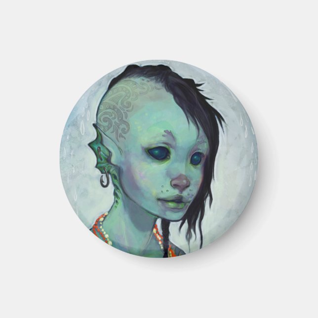 Ein kleines Mermaid Magnet (Vorne)