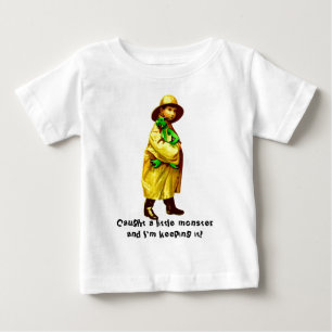 Ein kleines Monster gefangen Baby T-shirt