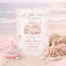 Ein kleines Perl-Mädchen Baby Shower