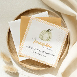 Ein kleines Pumpkin Baby Duschpapier Napkin Serviette