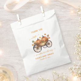 Ein kleines Pumpkin Fall Baby Duschgeschlecht neut Geschenktütchen