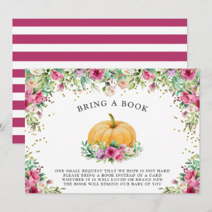 Ein kleines Pumpkin Girly Floral Vielen Dank für d Einladung