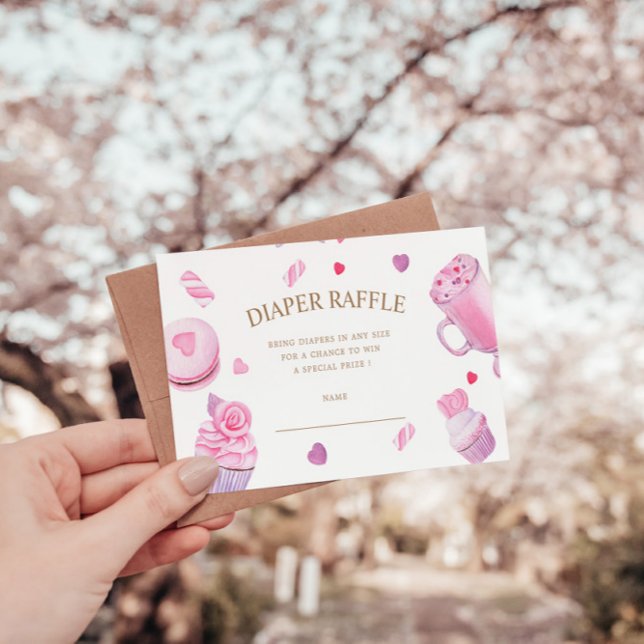 Ein kleines Raffelticket für den süßen Wagen Begleitkarte (Von Creator hochgeladen)