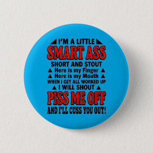Ein kleines schlaues Kurzes und Stämmiges Hier ist Button