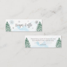 Ein kleines Schneeflocken Baby Diaper Raffles