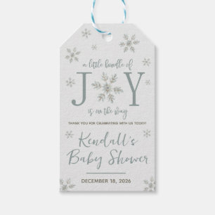 Ein kleines Stück Freude ist auf dem Weg Baby Dusc Geschenkanhänger