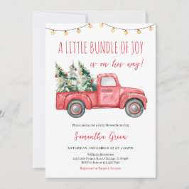 Ein kleines Stück Joy Baby Dusche Einladung