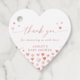 Ein kleines, süßes Baby, Pink Girl Baby Dusche Geschenkanhänger