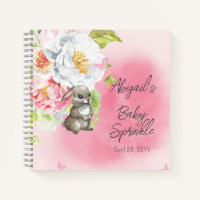 Ein kleines, süßes Girl Baby Sprinkle Gästebuch