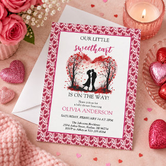 Ein kleines, süßes Valentinisches Party Einladung