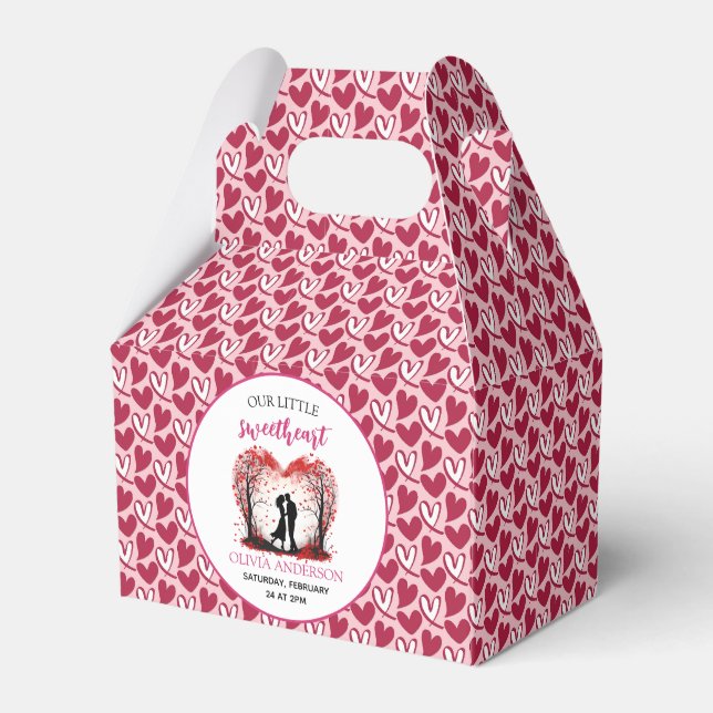 Ein kleines Sweetheart Valentine Geschenkschachtel (Vorderseite)