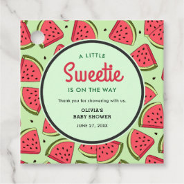 Ein kleines Sweetie Watermelon Baby Dusche Vielen Geschenkanhänger