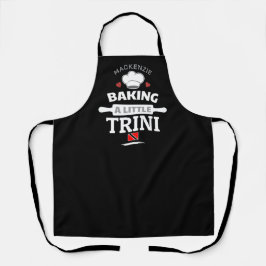 Ein kleines Trini-Schwangerschaftsgeschenk backen Schürze