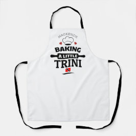 Ein kleines Trini-Schwangerschaftsgeschenk backen Schürze