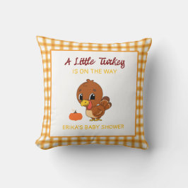 Ein kleines türkisches Babyduschengeschenk für den Kissen