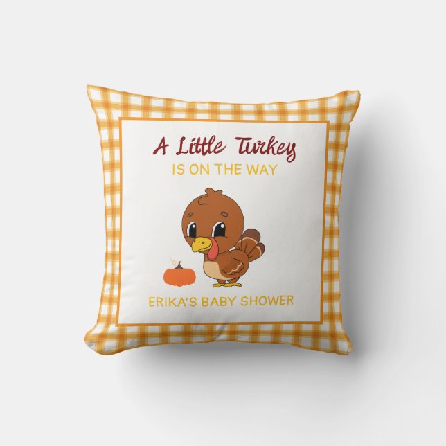 Ein kleines türkisches Babyduschengeschenk für den Kissen (Vorderseite)