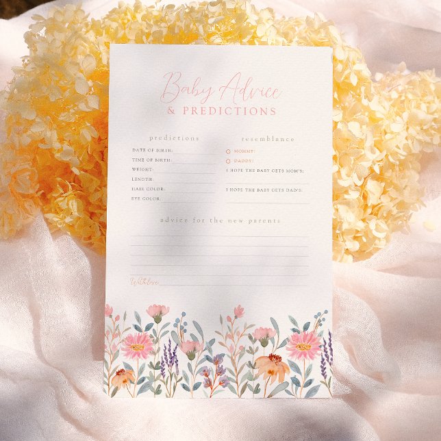 Ein kleines Wildblume Baby Predictions & Advice Ga (Von Creator hochgeladen)